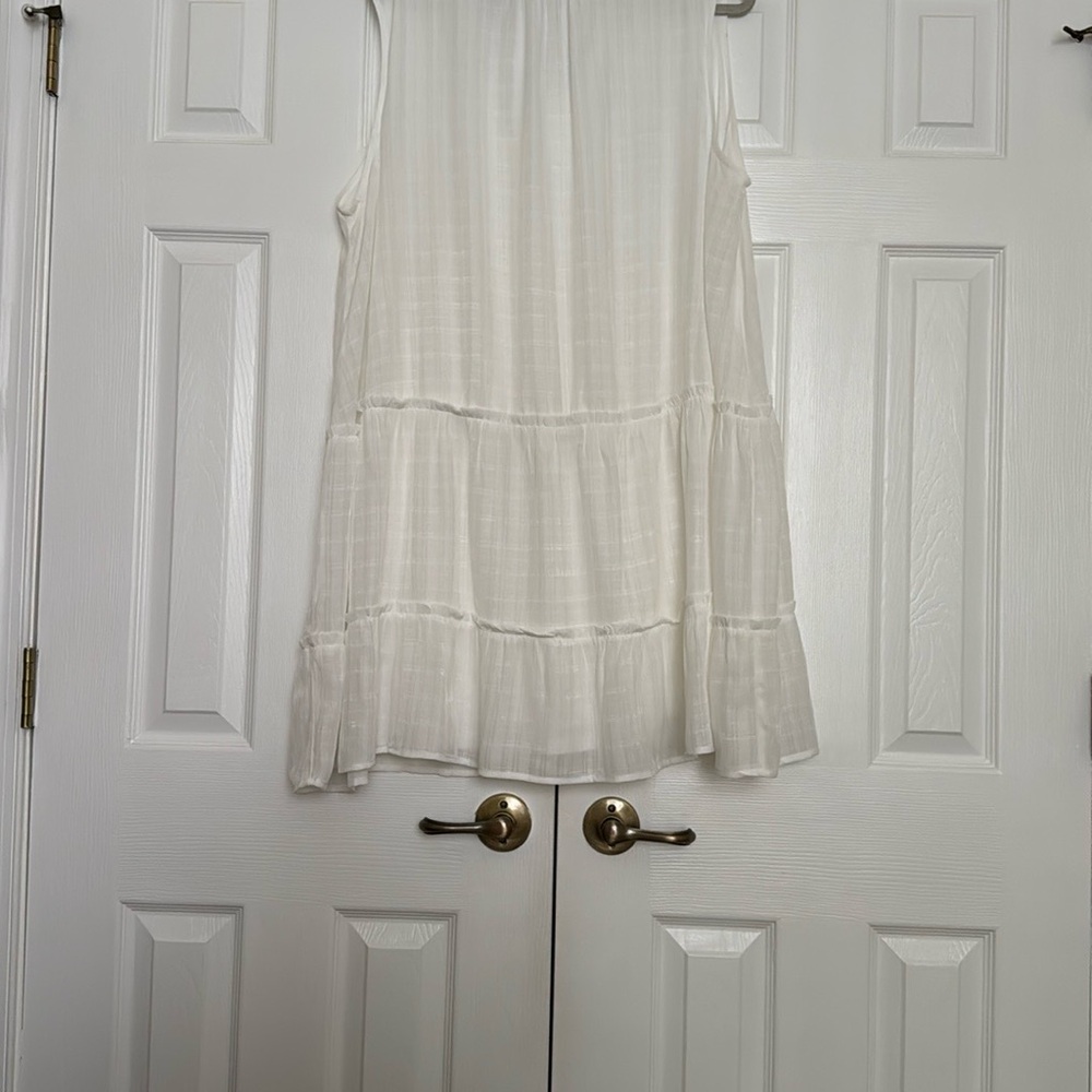 All In Love White Sleeveless Dress, Size 3X, NWT - Picture 8 of 10